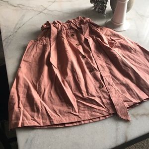 Paper bag skirt